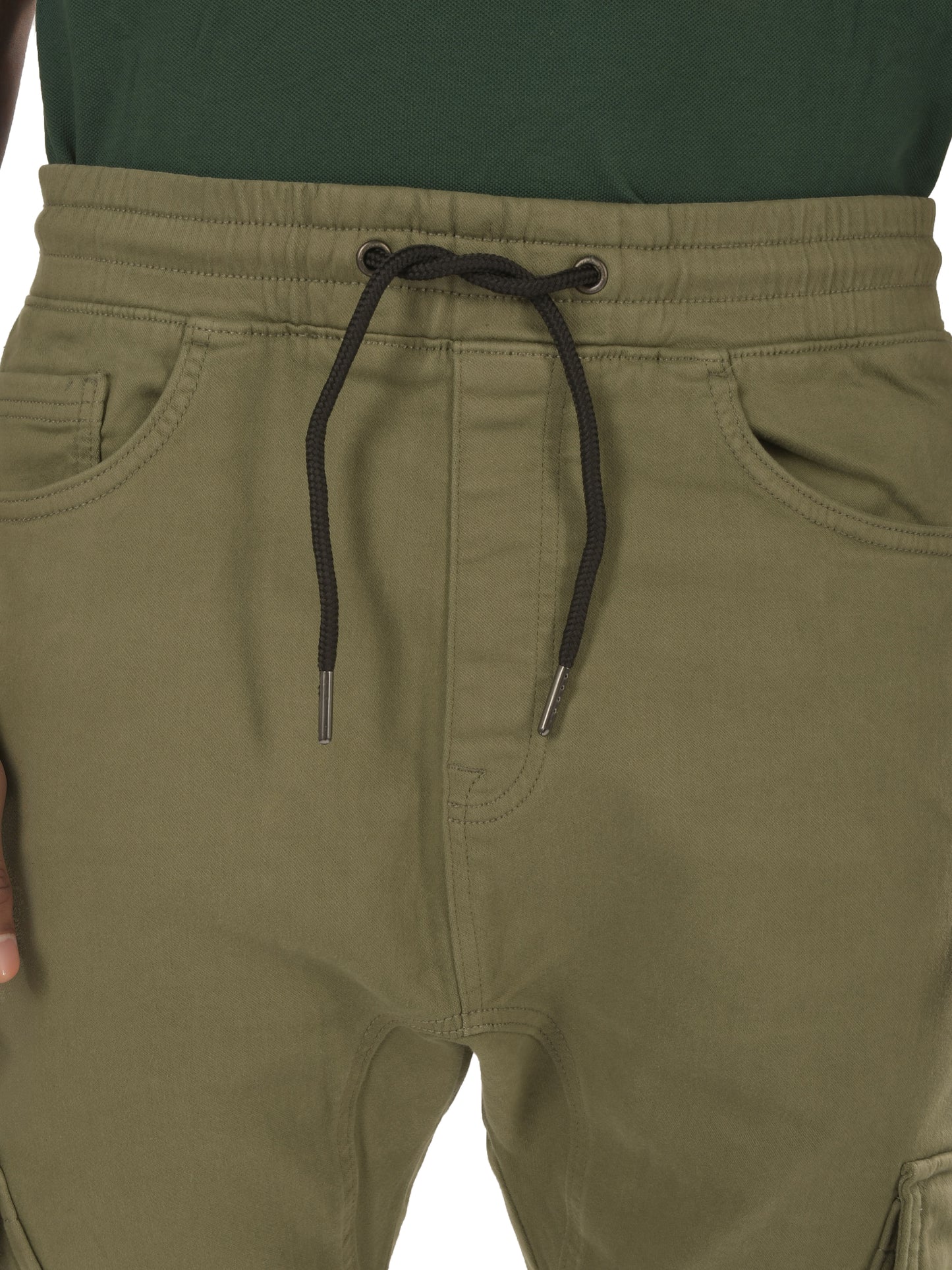 Green Slim Fit Trousers