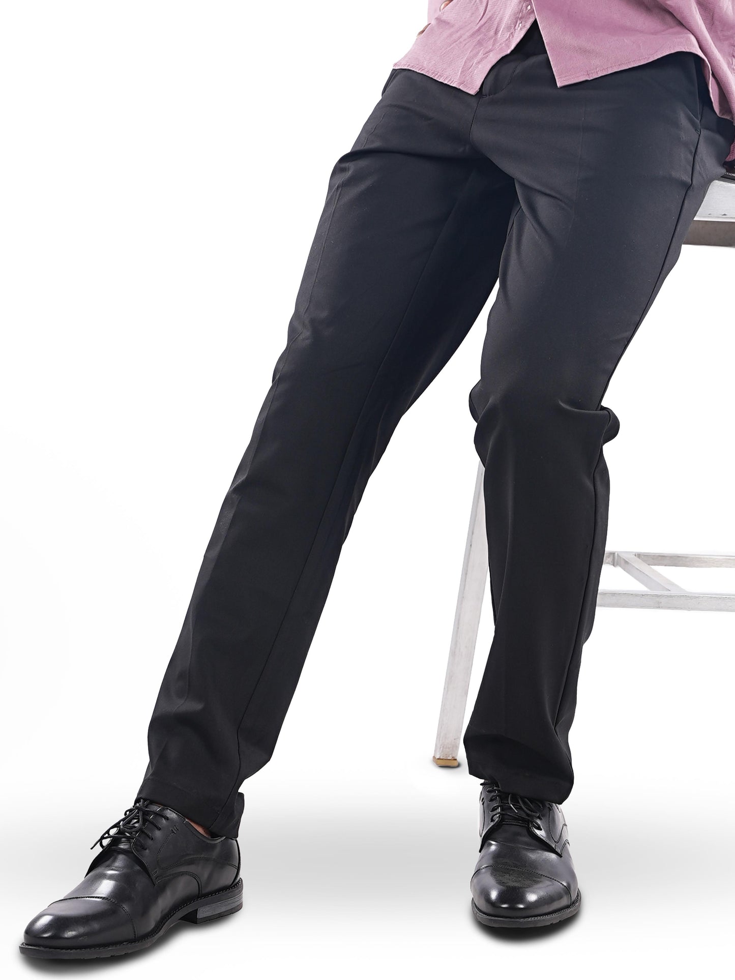 Black Slim Fit Trousers