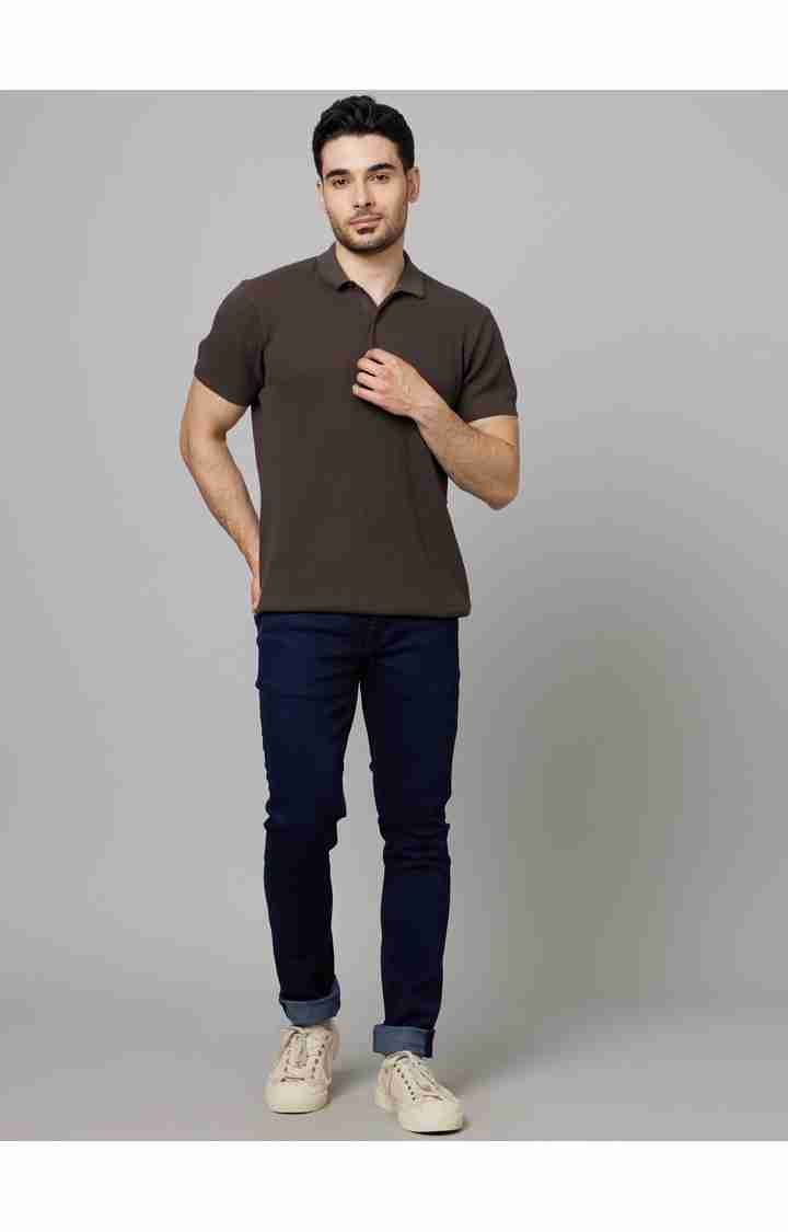 Navy Blue Slim Fit Jeans