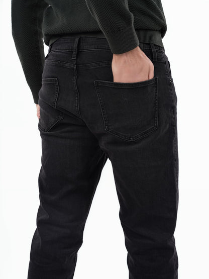 Black Straight Fit Jeans