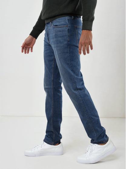 Blue Straight Fit Jeans