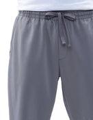 Celio* Men Grey Solid Slim Fit Polyester Trousers