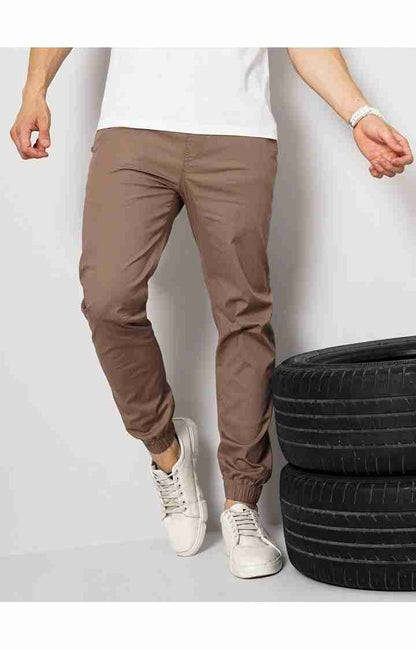 Brown Slim Fit Trousers