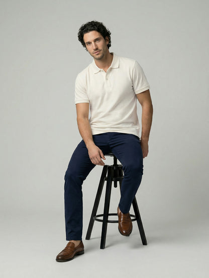 Celio Mens White Solid Slim Fit Cotton T-Shirts
