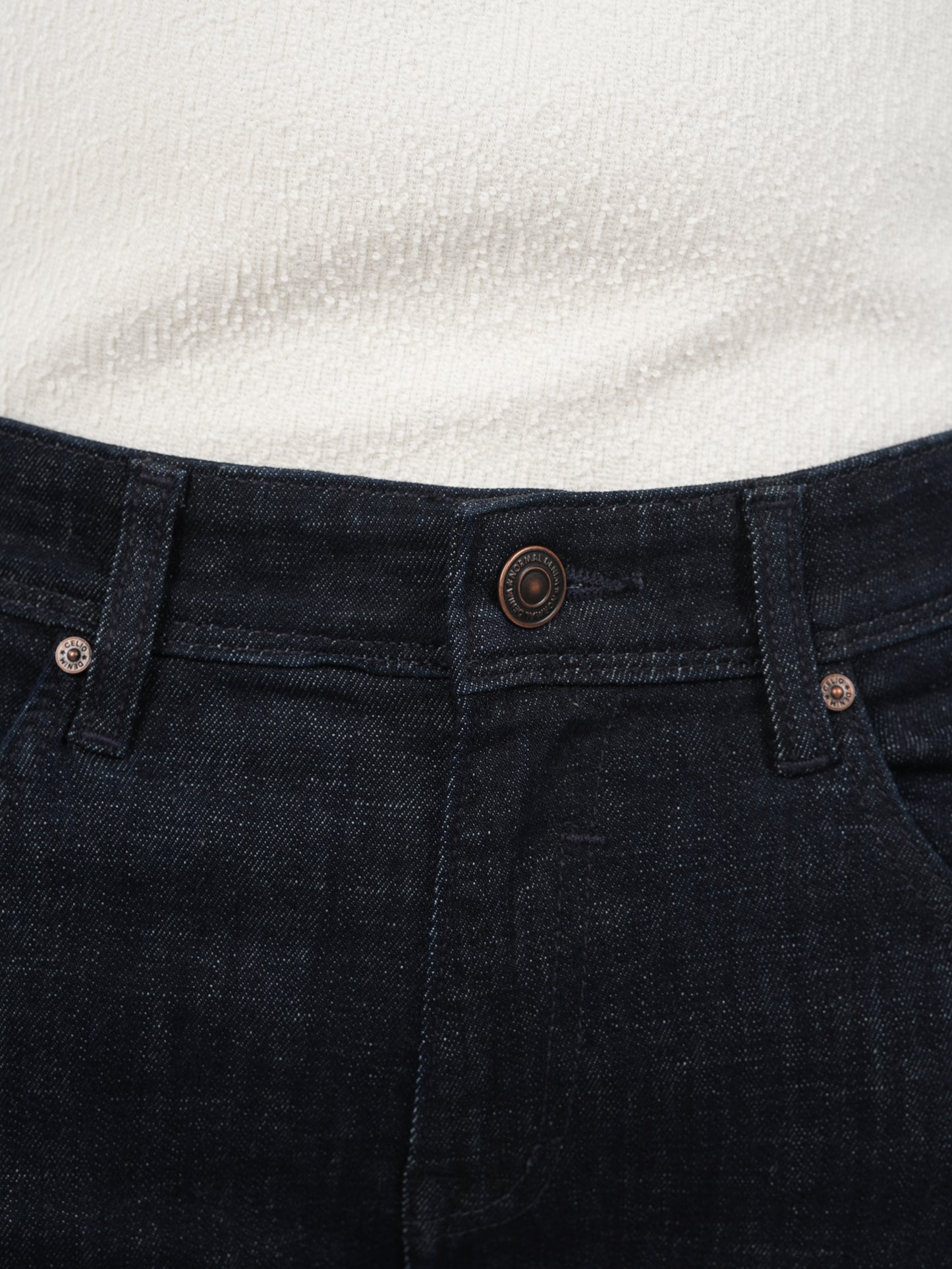 Blue Straight Slim Fit Jeans