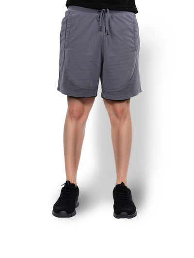 Celio* Cotton Regular Fit Purple Shorts