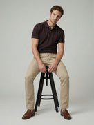 Celio Mens Brown Solid Slim Fit Cotton T-Shirts