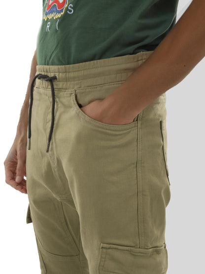 Green Slim Fit Trousers