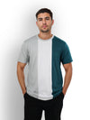 Celio* Colourblock Regular Fit Cotton Multi T-Shirt