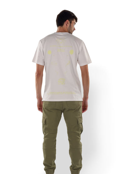 Rick & Morty - White Printed Cotton T-shirt