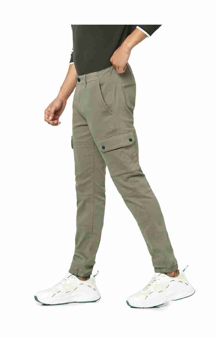 Green Slim Fit Trousers