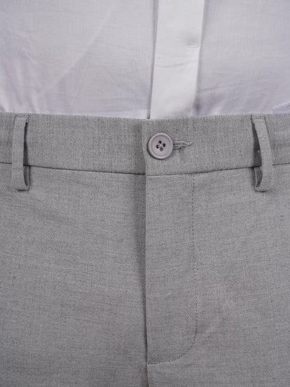 Grey Regular Fit Trousers