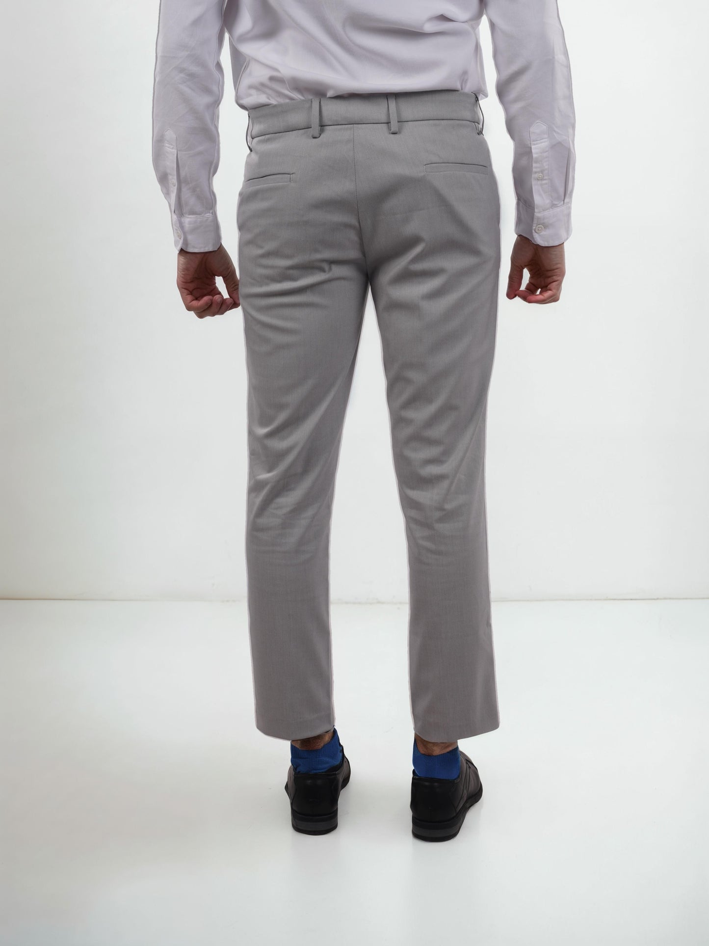 Grey Slim Fit Trousers