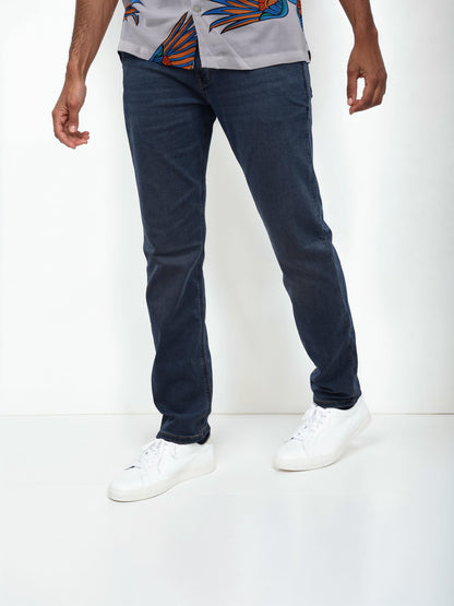 Blue Straight Fit Jeans