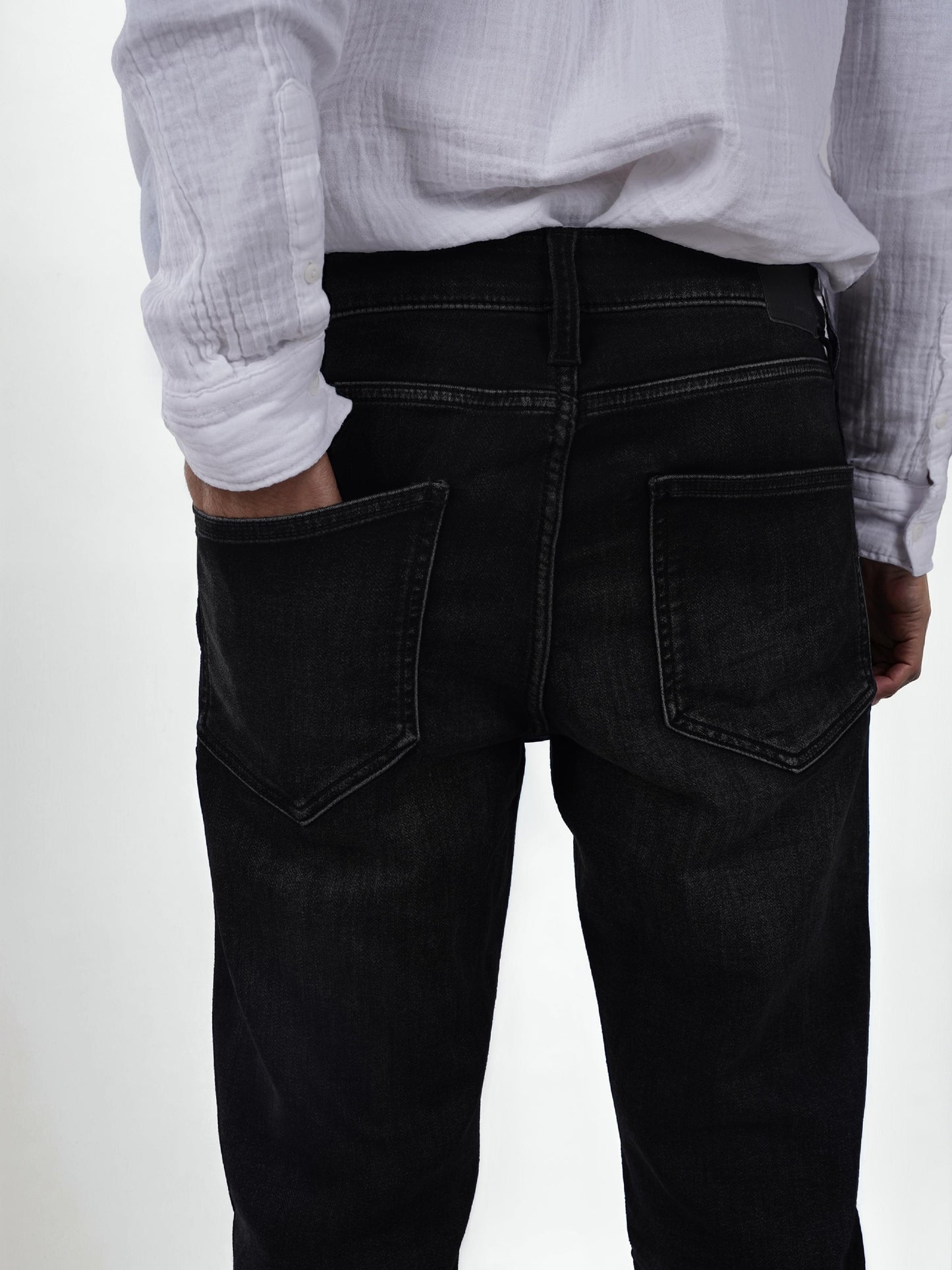 Black Straight Fit Jeans