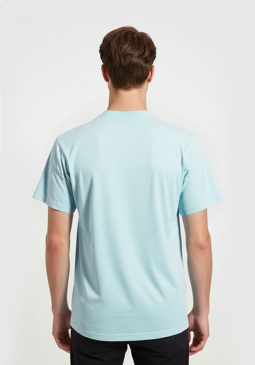 Celio* Pokemon Men Blue Printed Regular Fit Cotton T-shirt