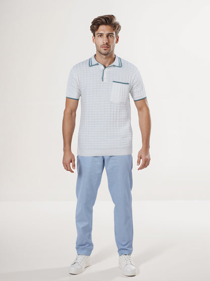 Celio* Men Off White Solid Regular Fit Cotton T-Shirt