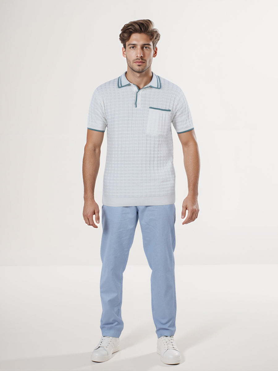Celio* Men Off White Solid Regular Fit Cotton T-Shirt