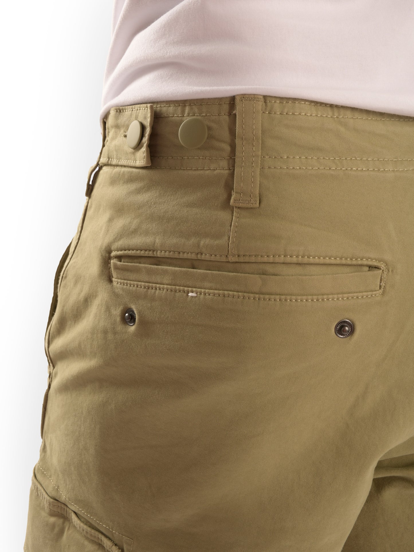 Khaki Regular Fit Shorts