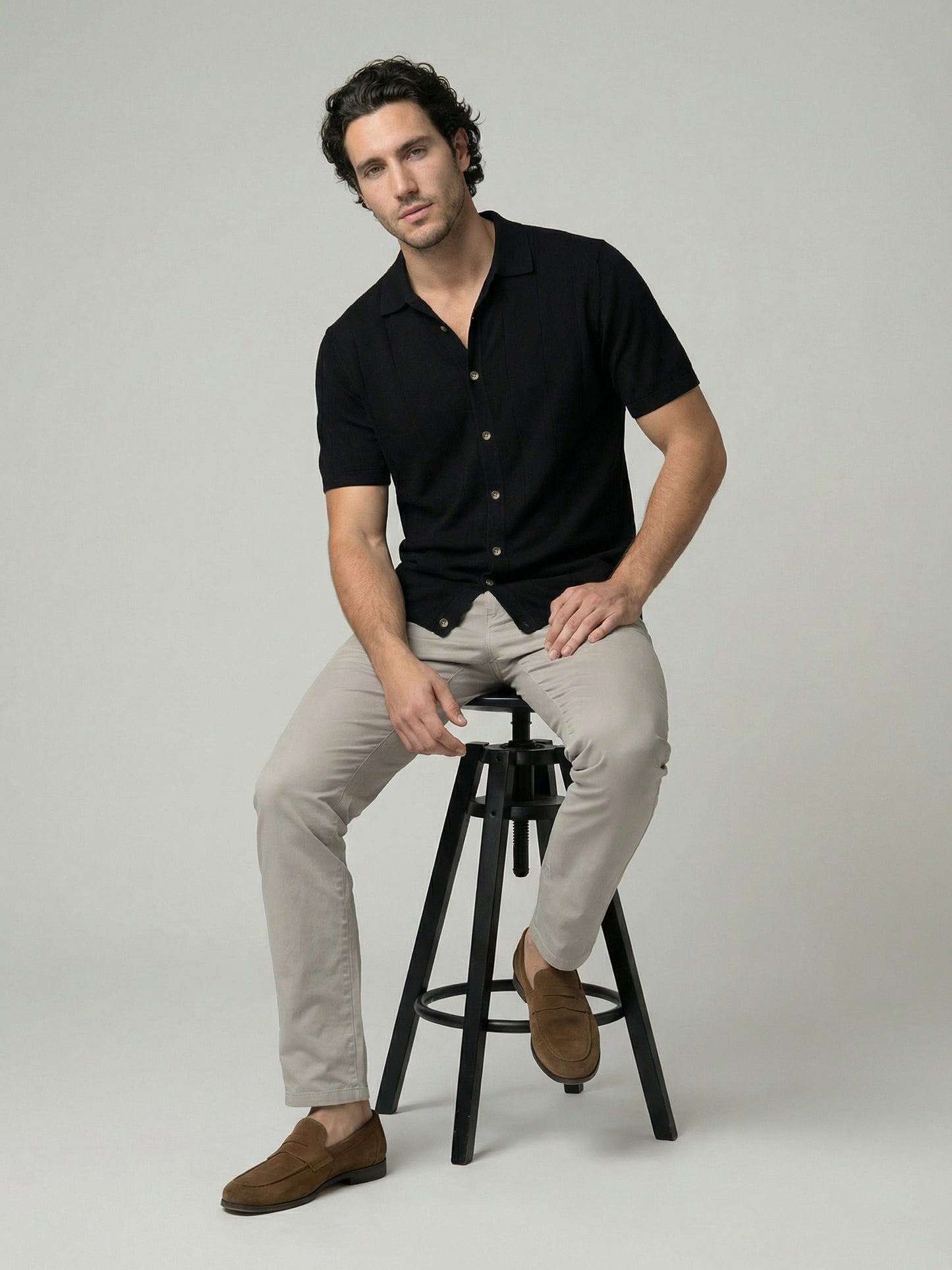 Celio Mens Black Solid Regular Fit Cotton T-Shirts