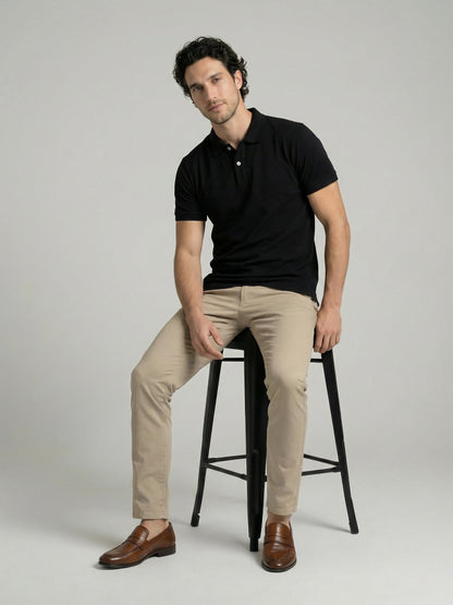 Celio Mens Black Solid Slim Fit Cotton T-Shirts