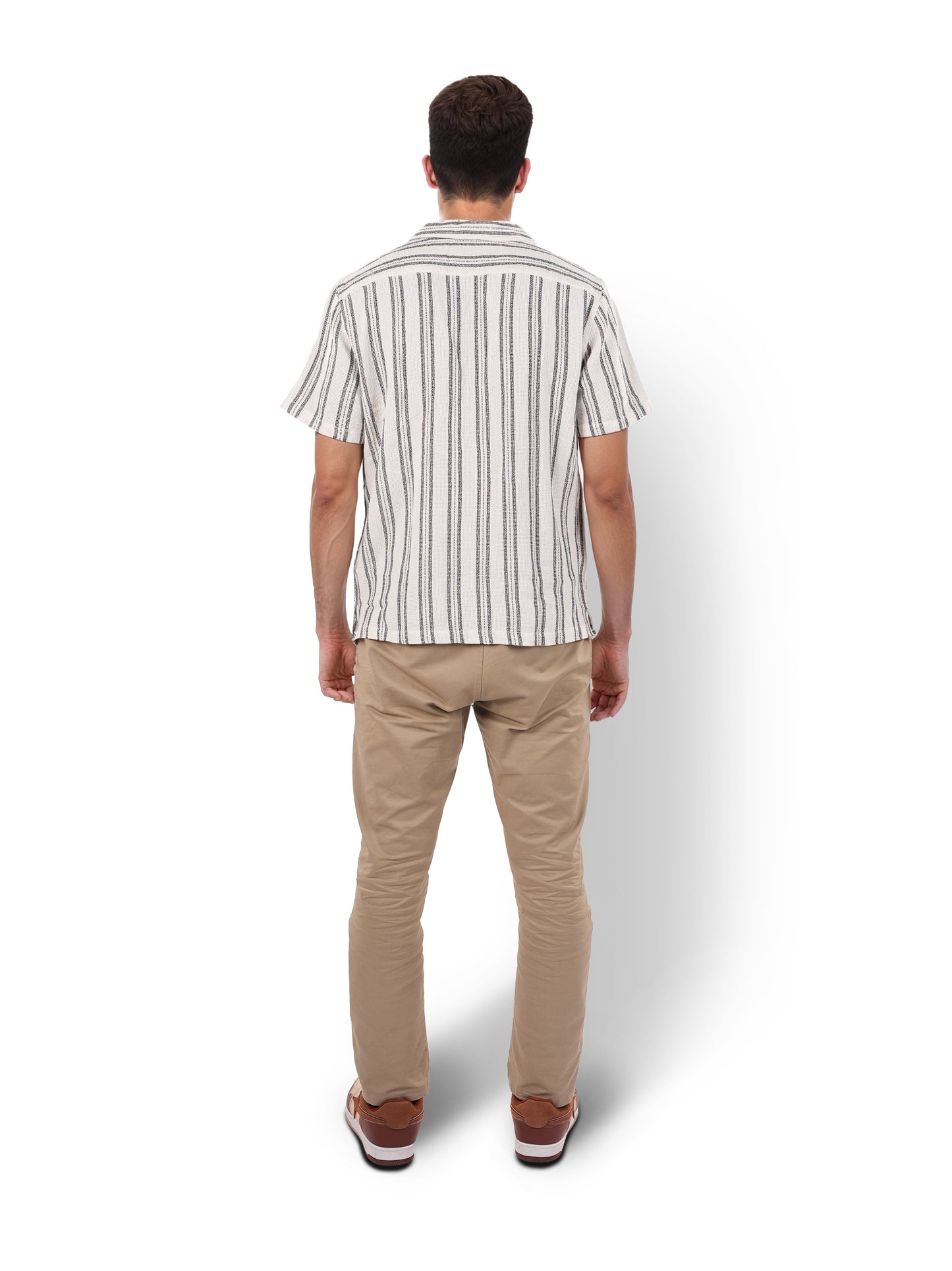 White Striped Cotton Shirt