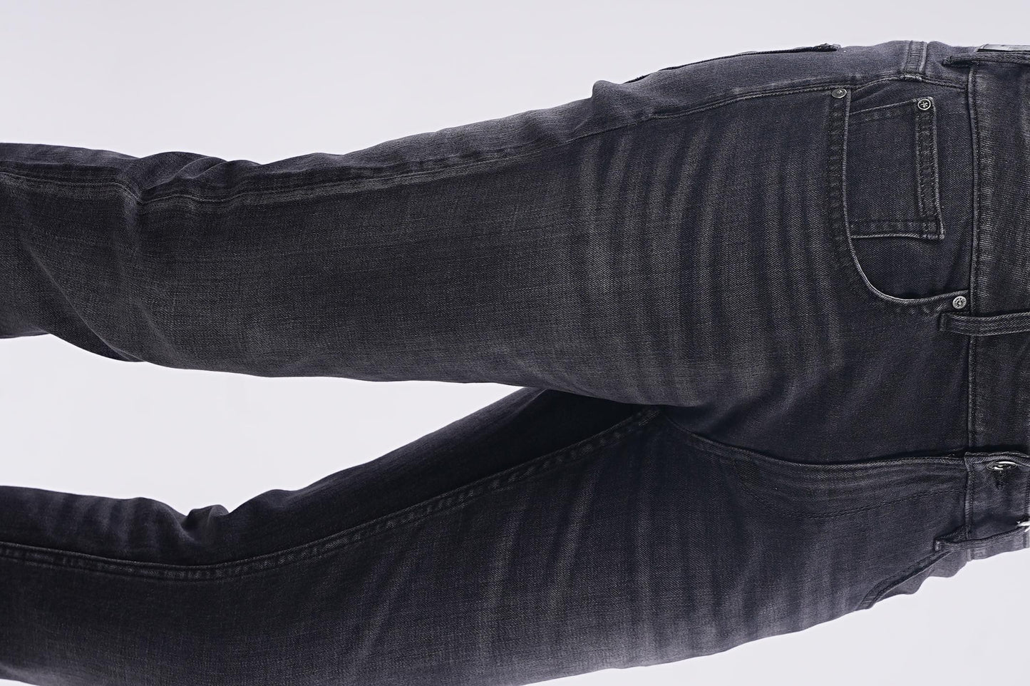 Black Straight Slim Fit Soft Touch Jeans