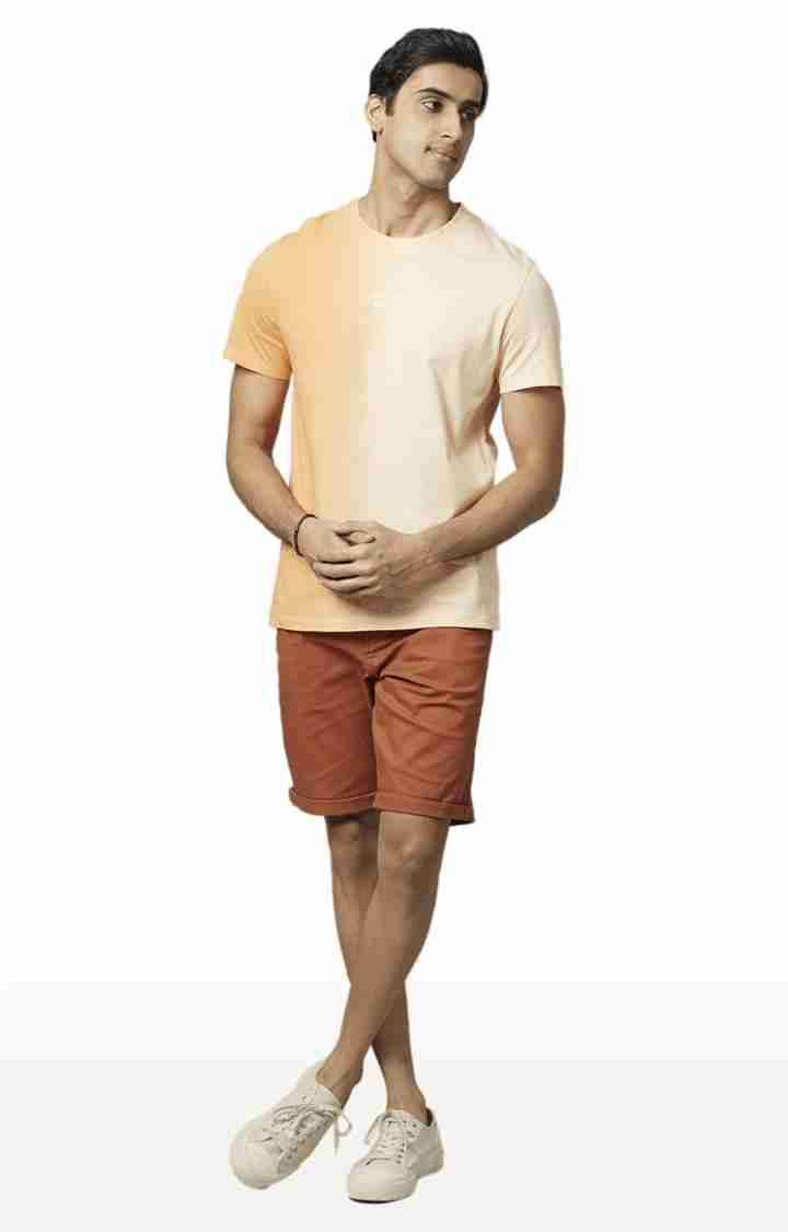 Rust Regular Fit Shorts