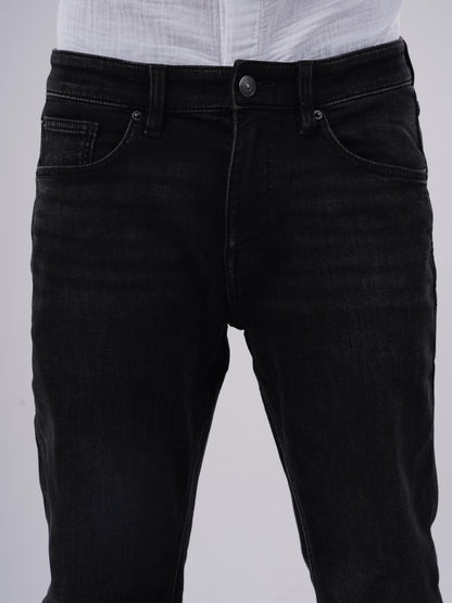 Black Straight Fit Jeans