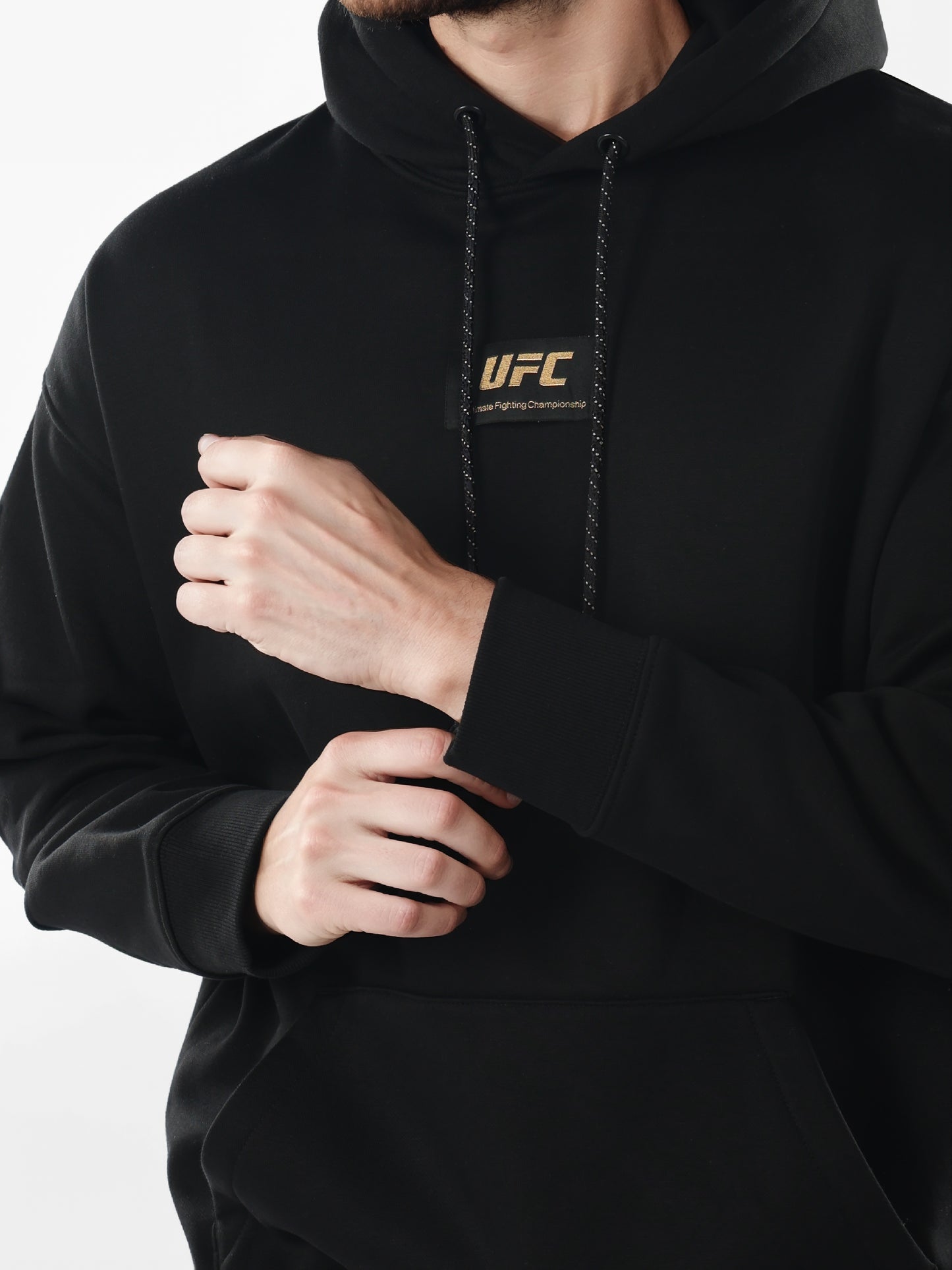 UFC - Black Printed Cotton Sweatshirt