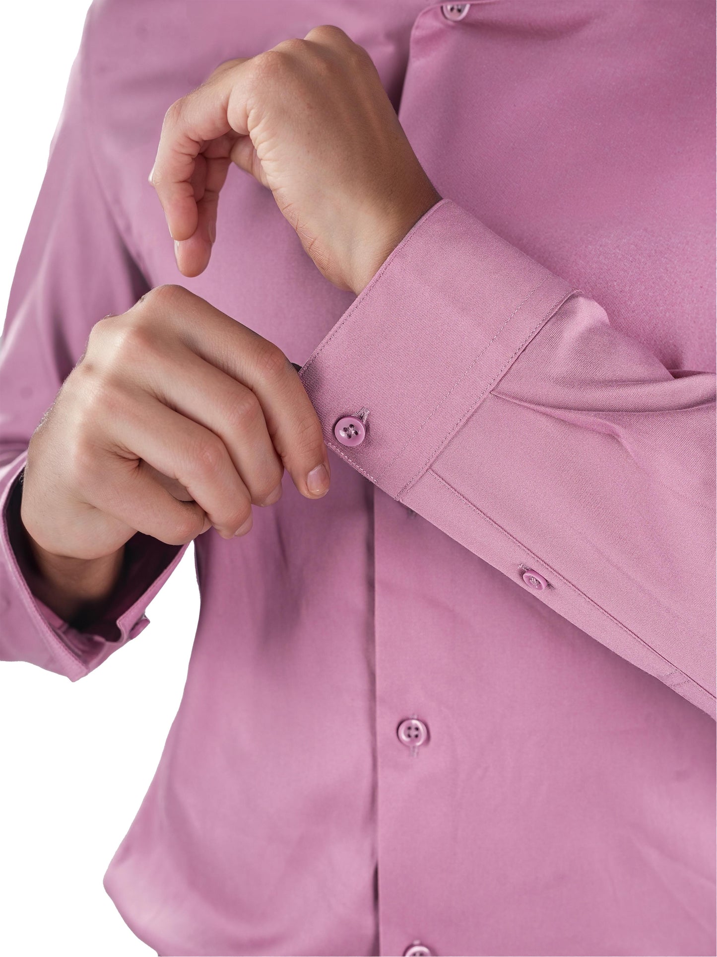 Mauve Solid Lyocell Shirt