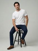 Celio Mens White Solid Slim Fit Cotton T-Shirts