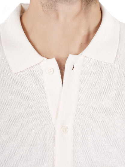 White Solid Cotton Shirt