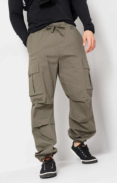 Celio* Lycra Slim Fit Olive Trouser