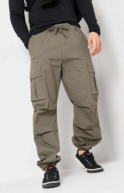 Olive Slim Fit Trousers