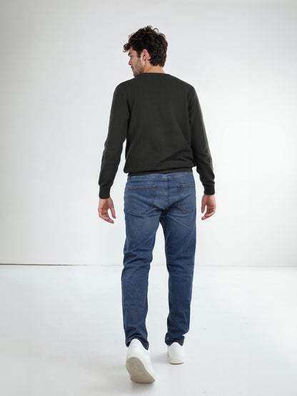 Blue Straight Fit Jeans