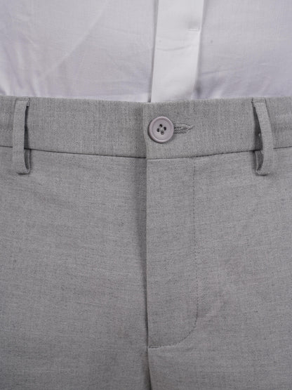 Grey Regular Fit Trousers