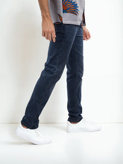 Blue Straight Fit Jeans