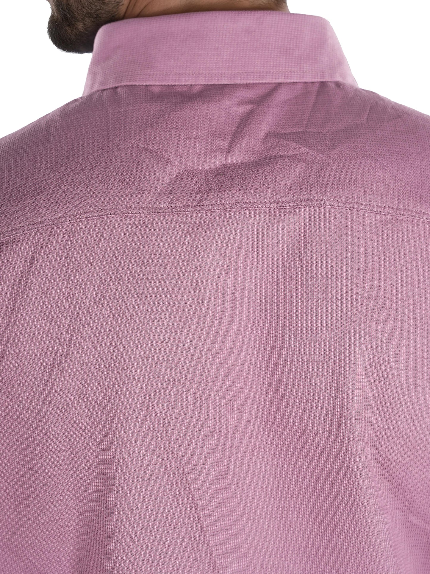 Mauve Solid Lyocell Shirt