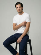 Celio Mens White Solid Slim Fit Cotton T-Shirts