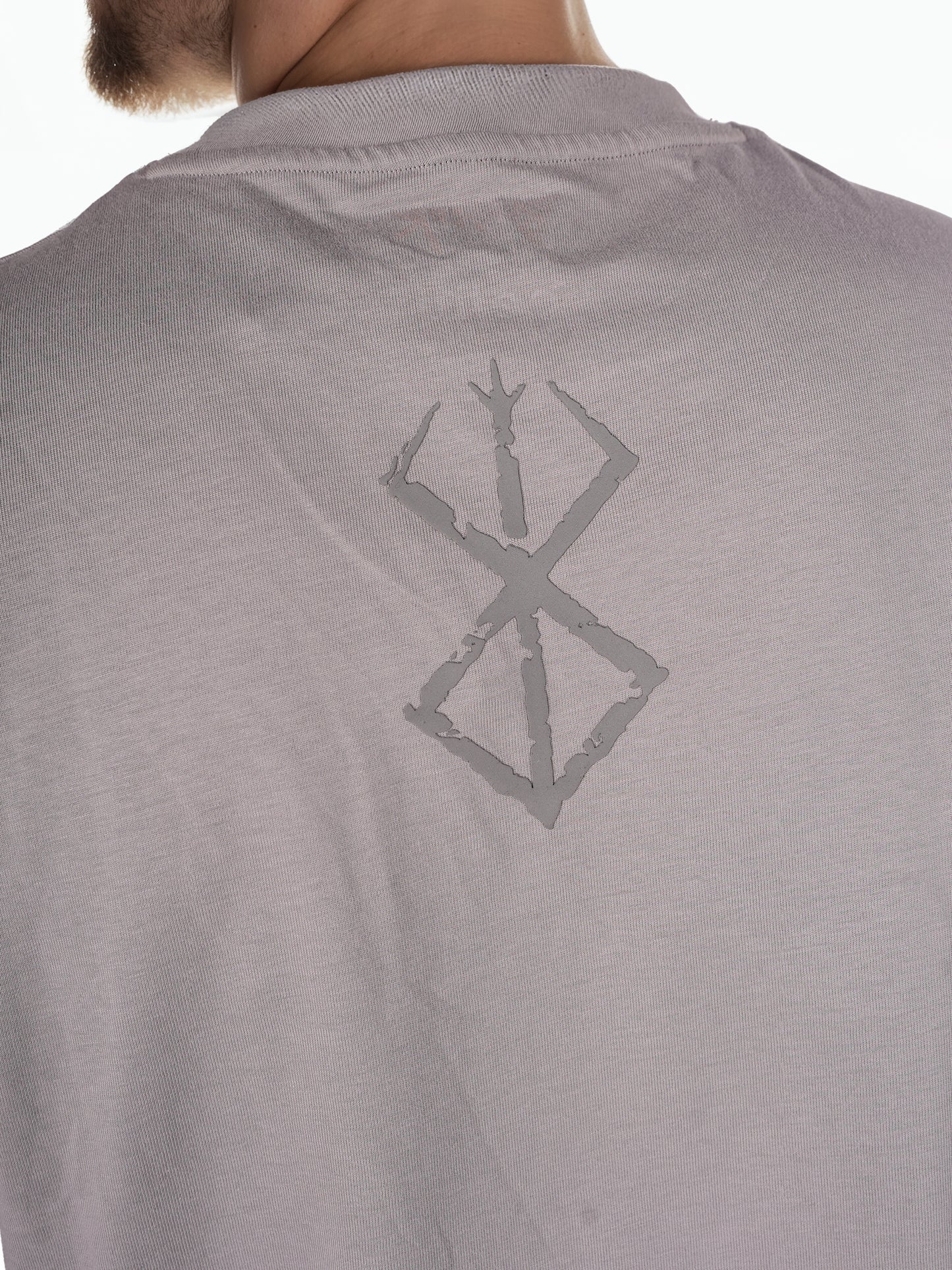 Berserk - Grey Printed Cotton T-shirt