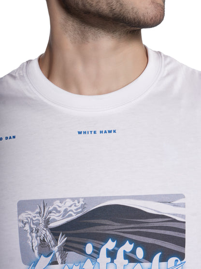 Berserk - White Printed Cotton T-shirt