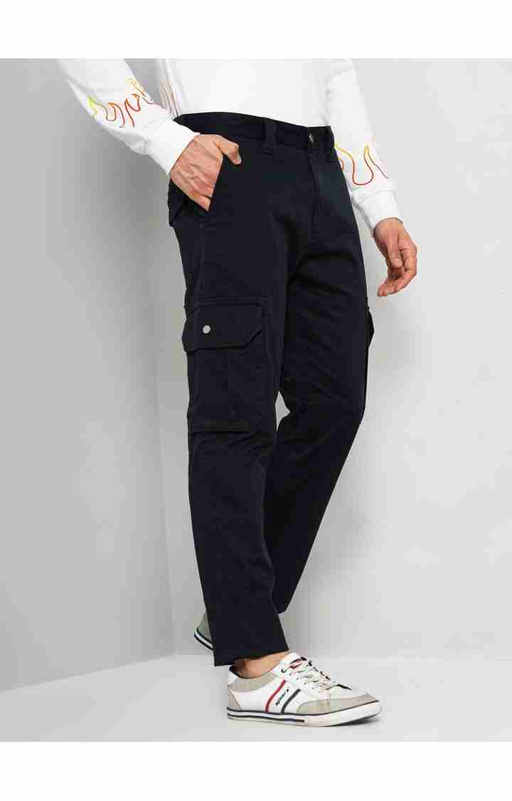 Black Regular Fit Trousers