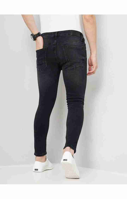 Black Skinny Ankle Length Jeans