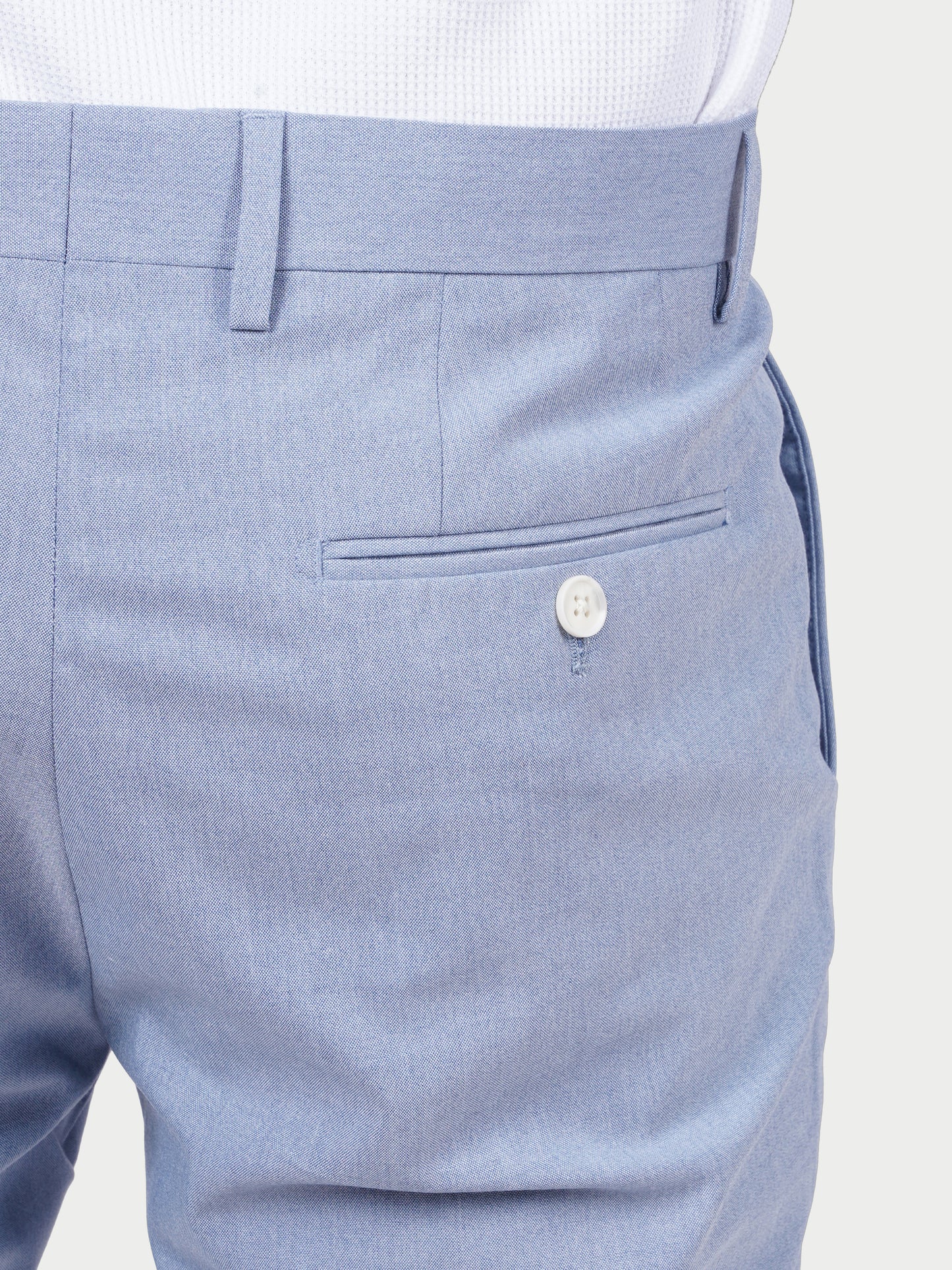 Celio* Men Blue Solid Slim Fit Polyester Trouser