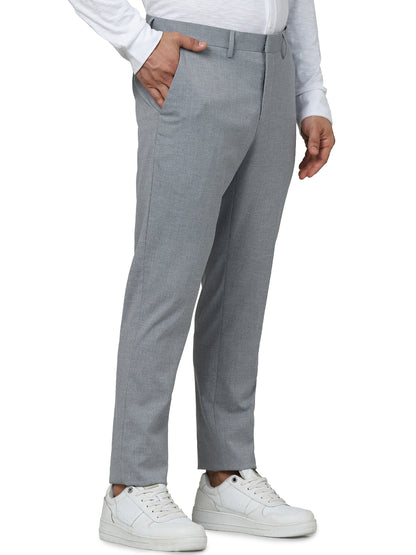 Grey Slim Fit Trousers