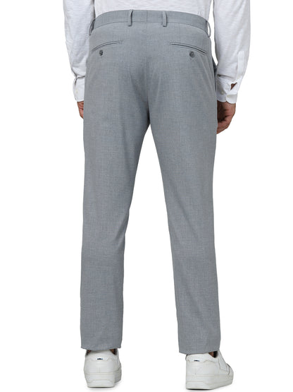 Grey Slim Fit Trousers