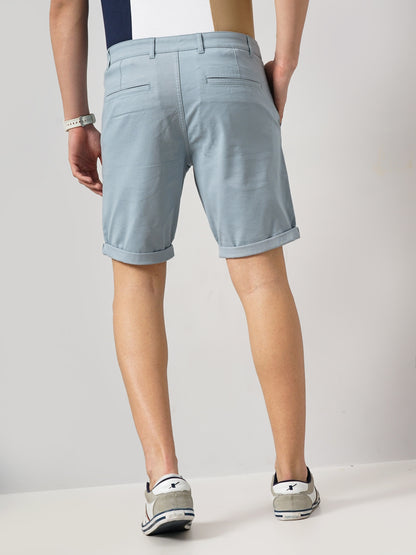 Blue Regular Fit Shorts