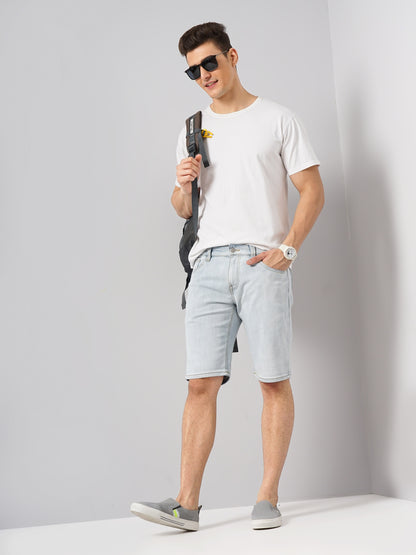 Blue Regular Fit Shorts