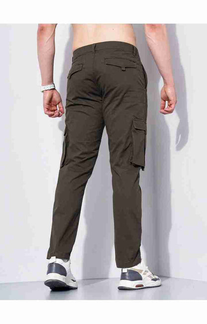 Brown Relaxed Fit Cargos